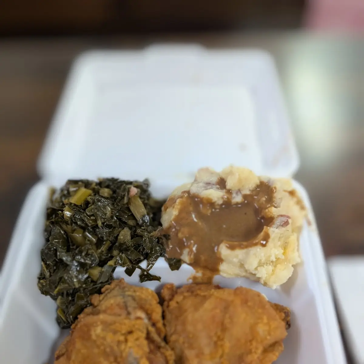 Fried Chicken Creamed Corn and Mac & Cheese