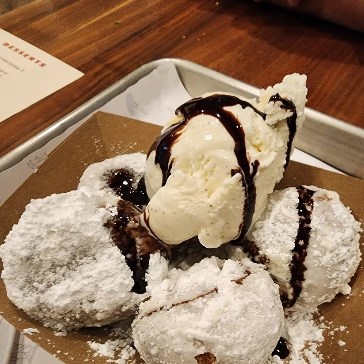 Donut Hole Sundaes