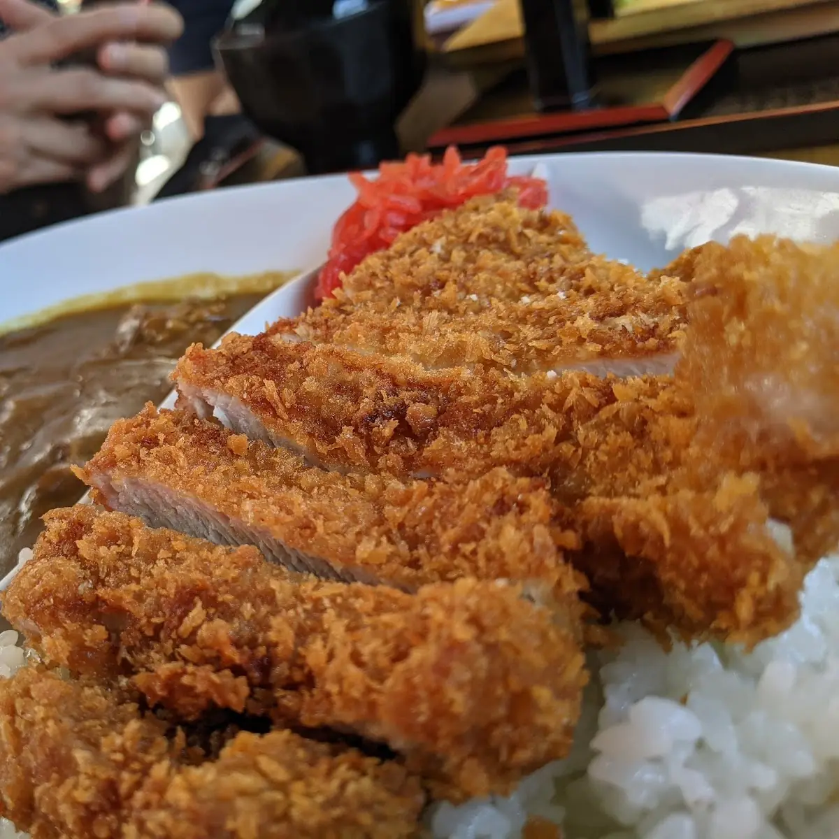 Beef Curry w Pork Katsu