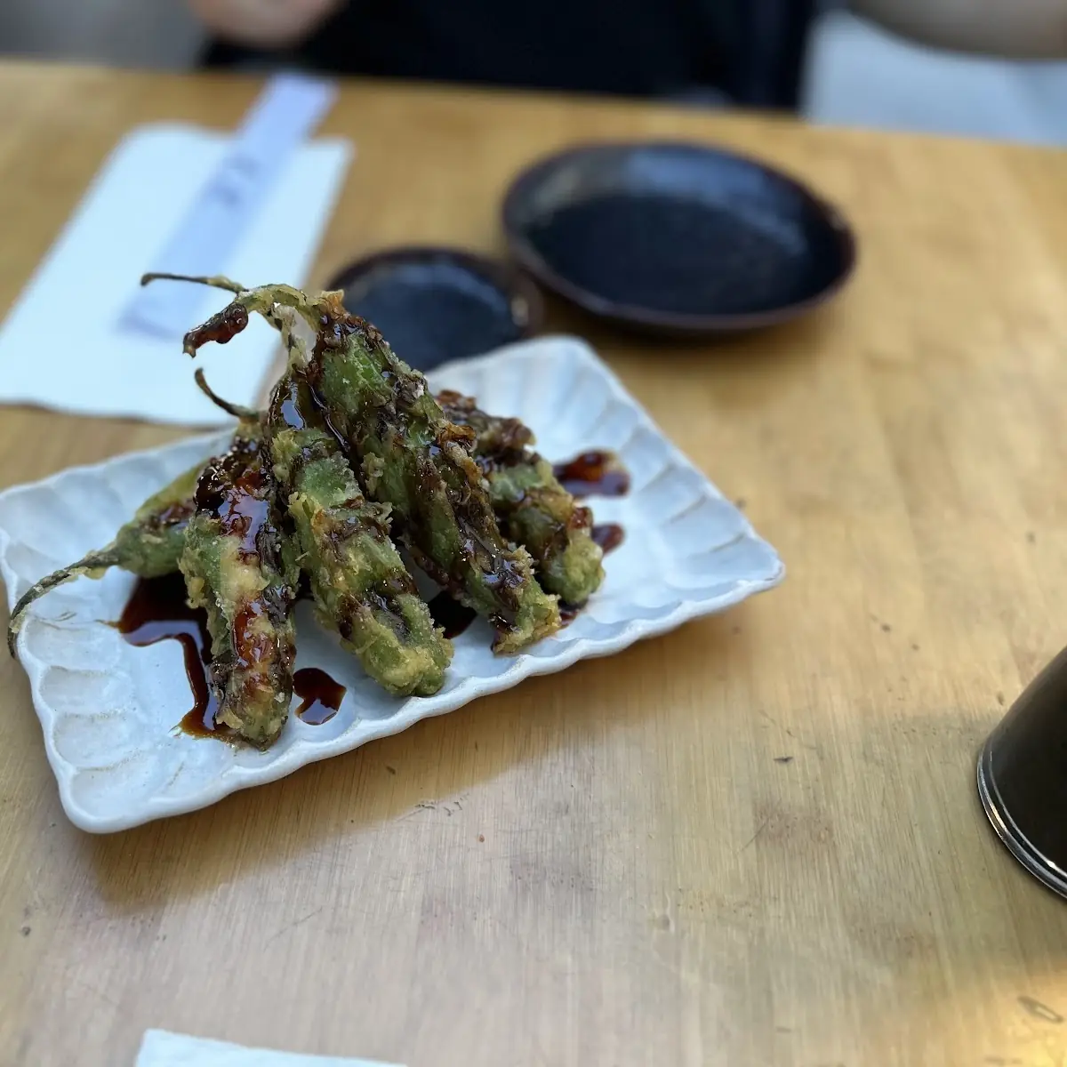 Shishito Tempura Stuffed Spicy Tuna