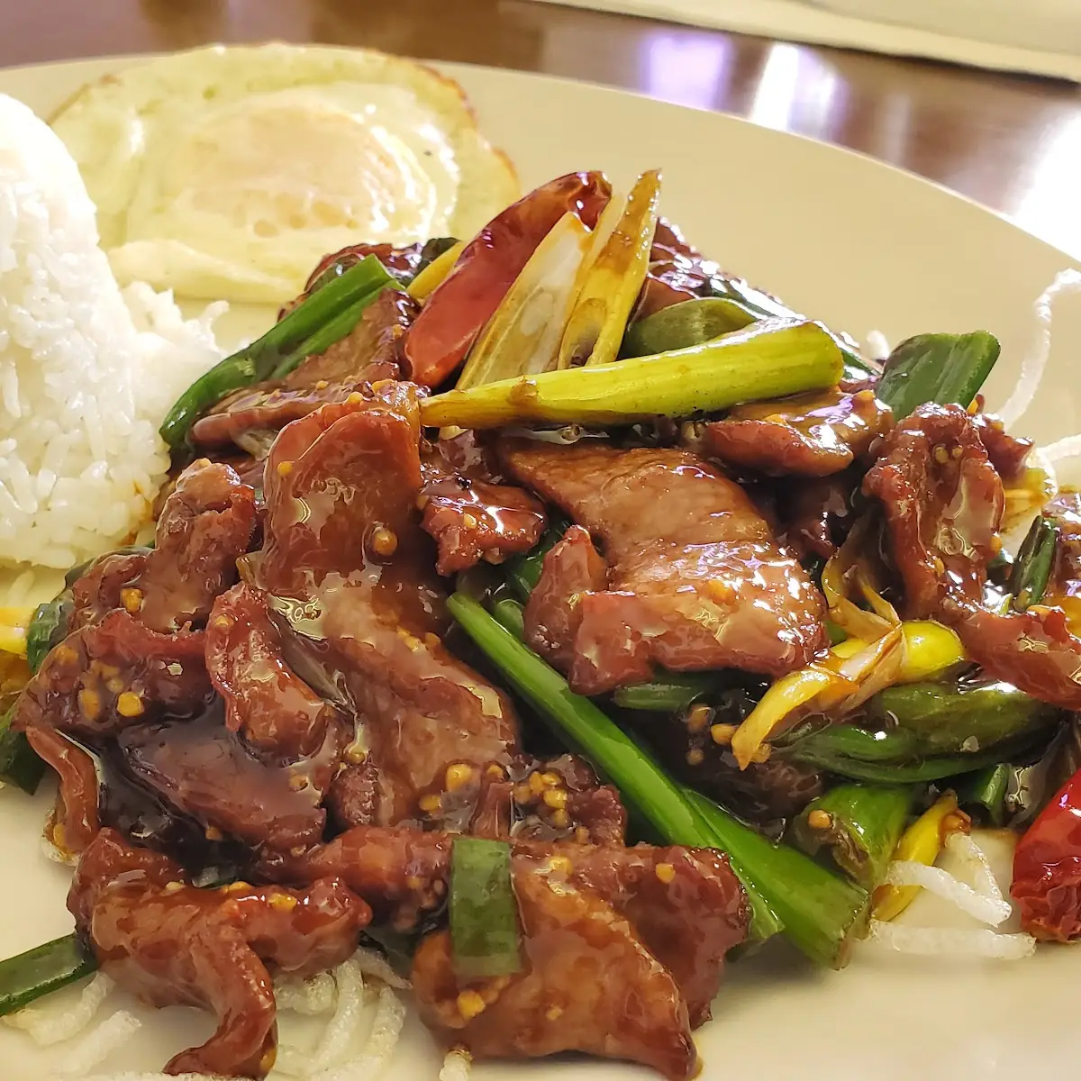 Mongolian Beef or Mongolian Chicken