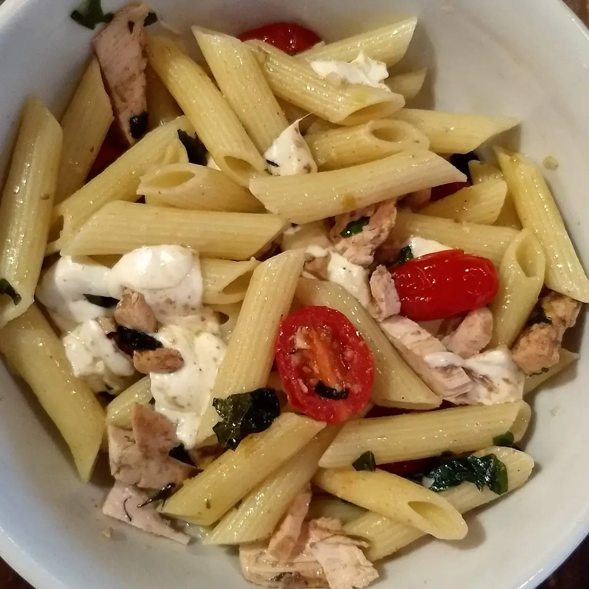 Chicken Pesto Penne Pasta