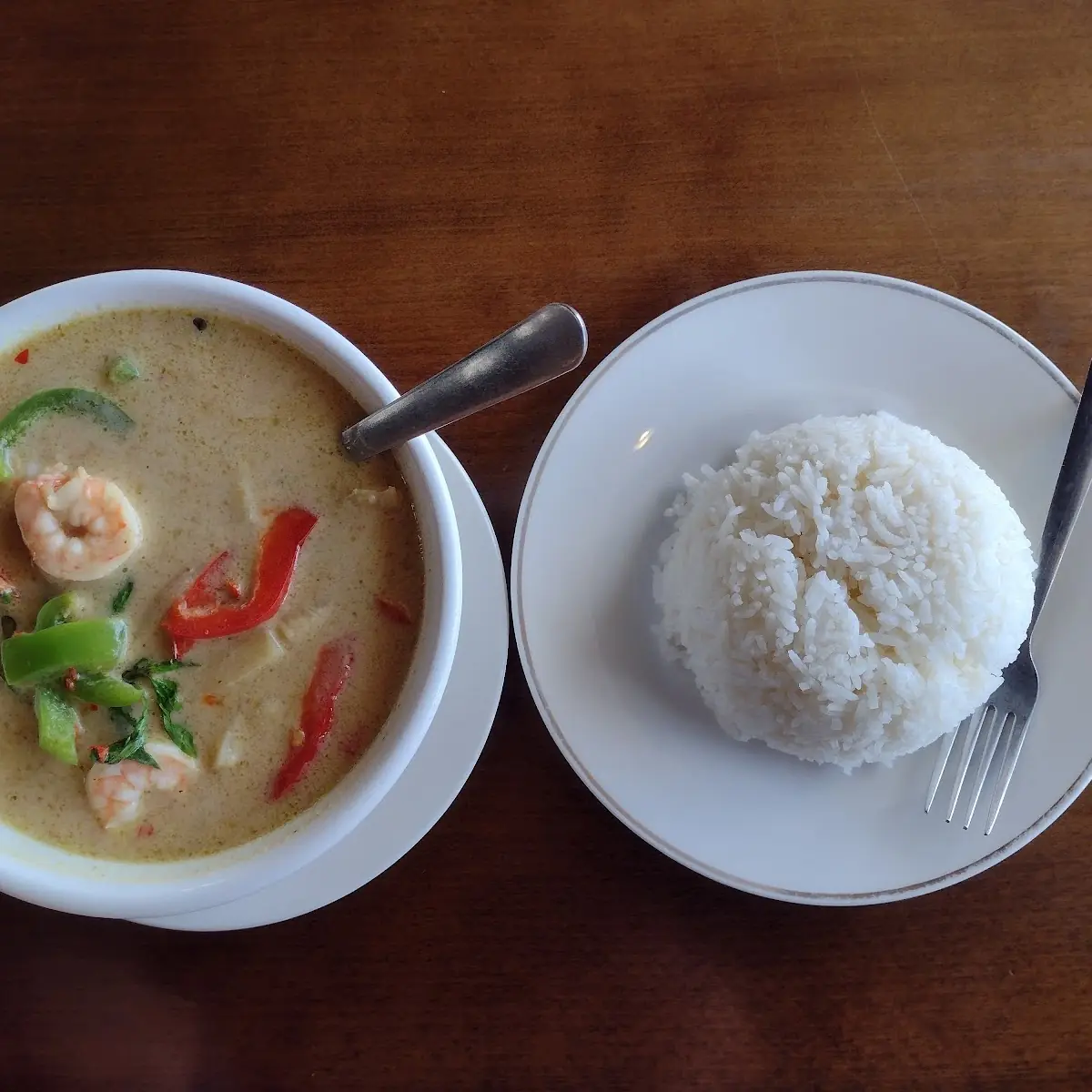 Green Curry with Shrimp