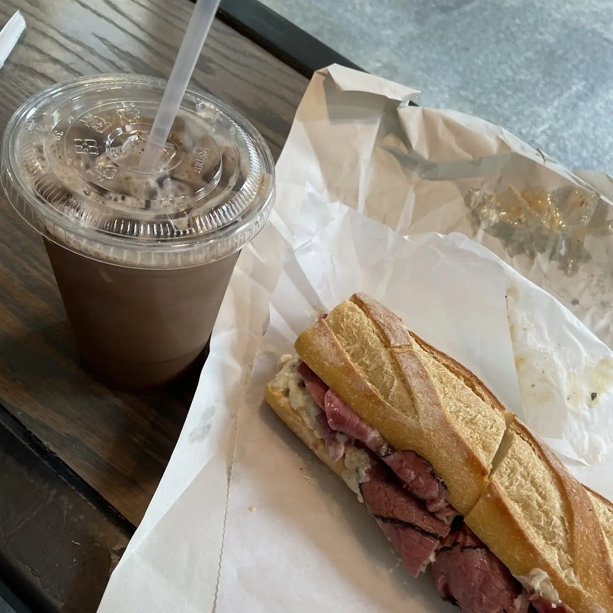 Roast Beef Swiss Melt Panino