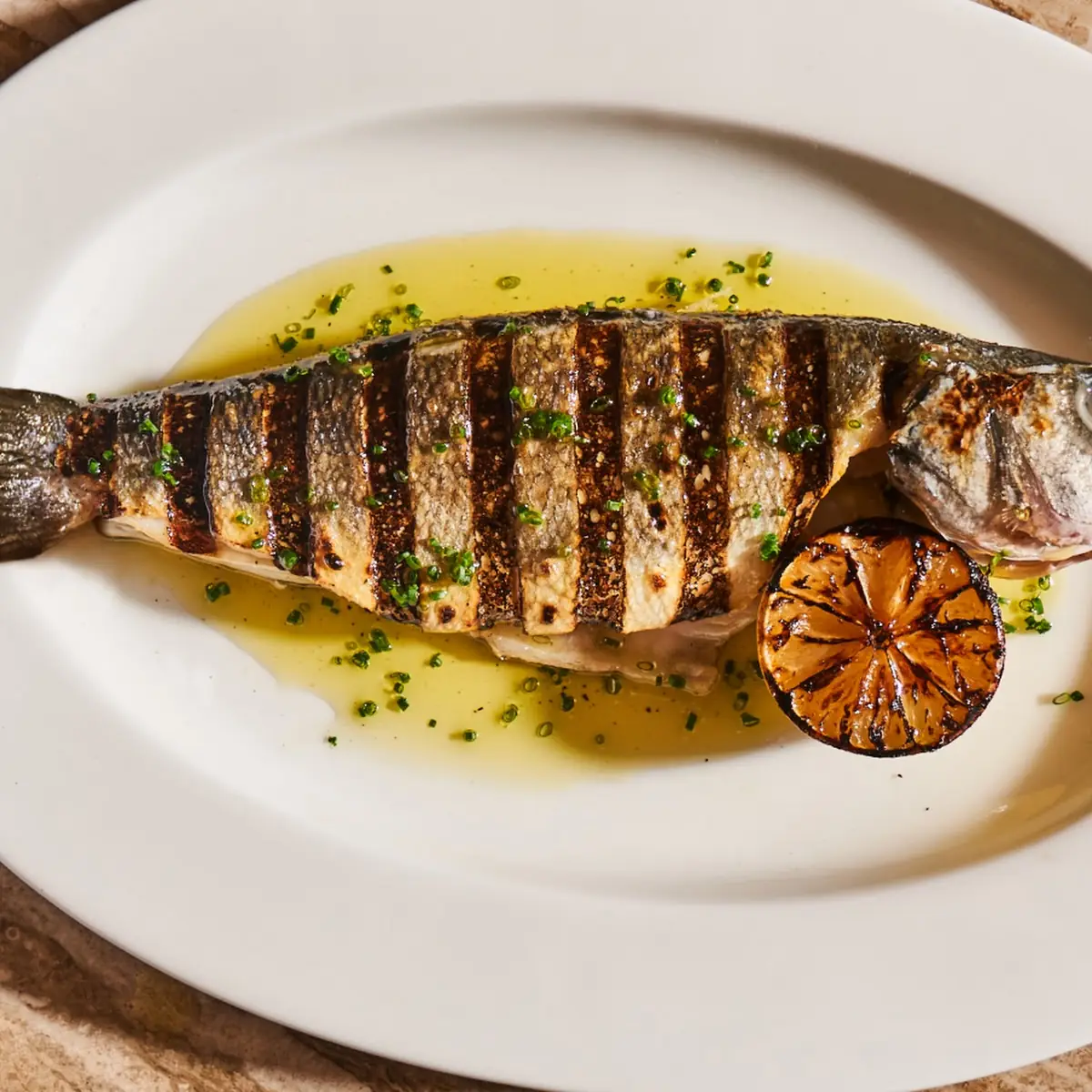 Whole Branzino