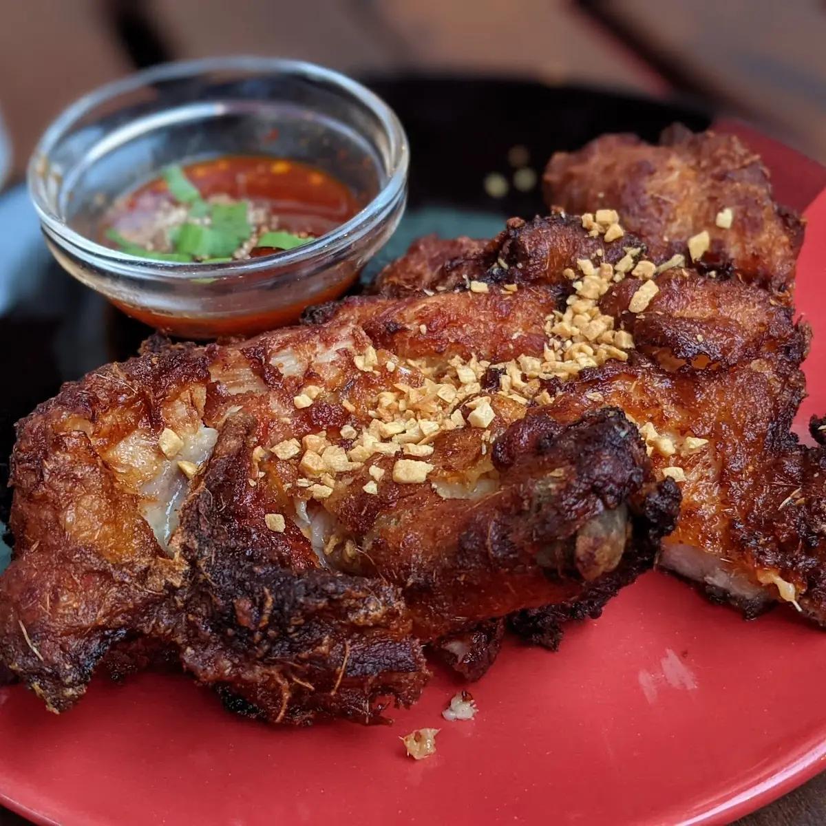 SA Poak Kai Tod Der Der Styled Deep Fried Chicken Thigh