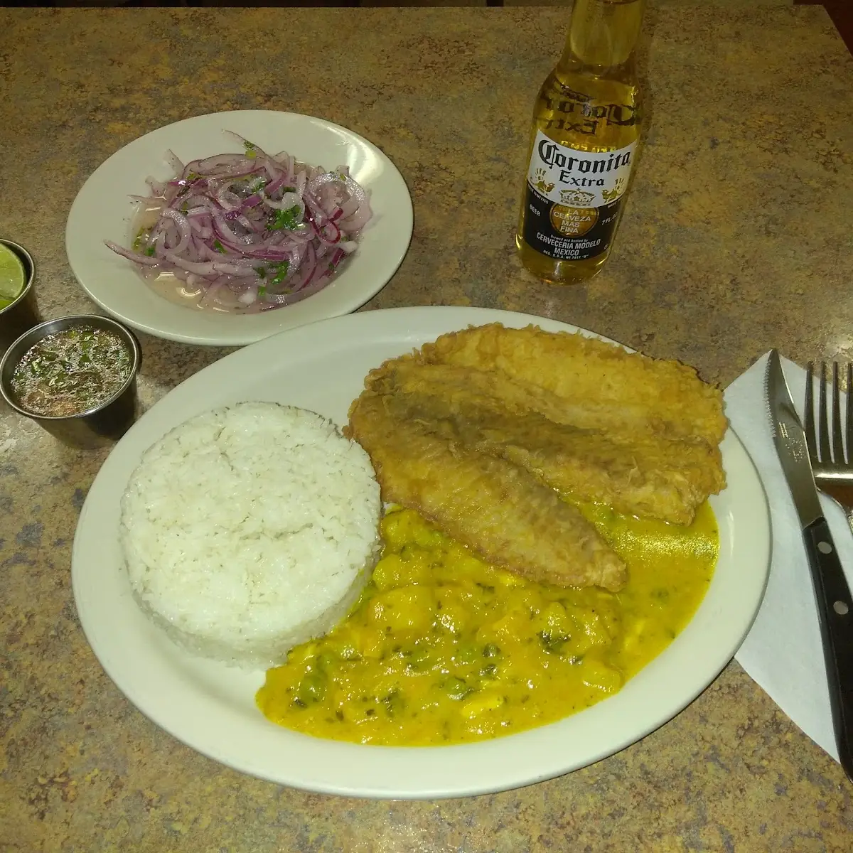 Pescado Frito Con Locro