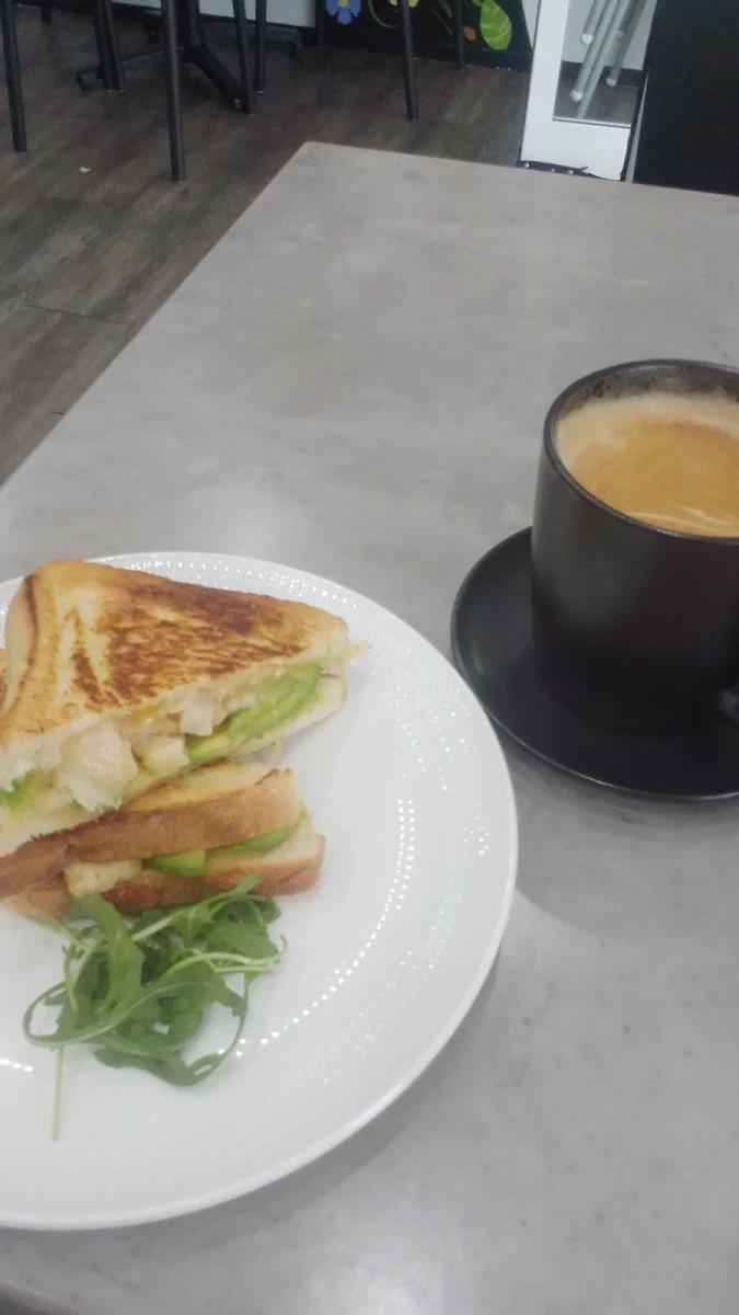 Chicken Cheese and Avo Toastie