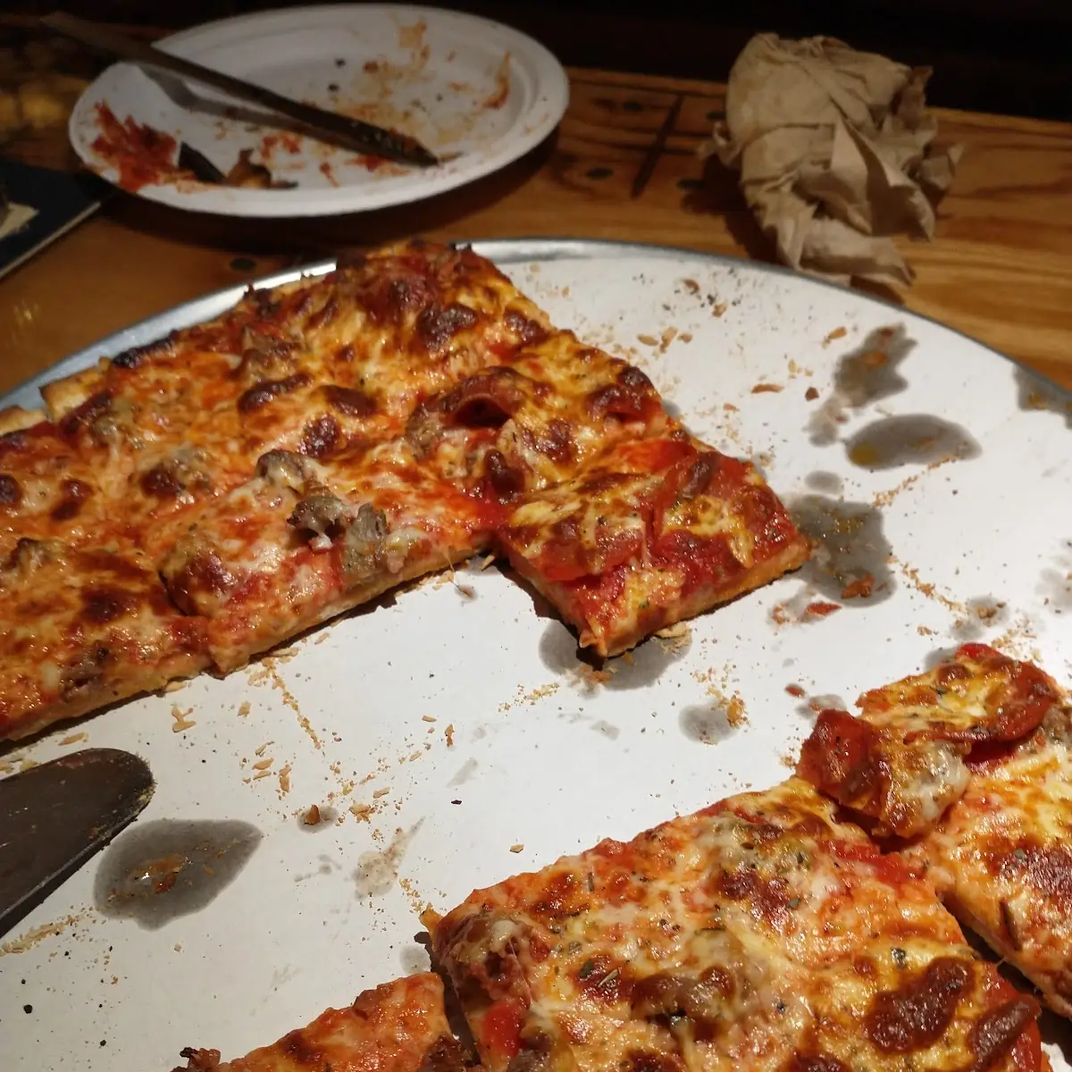 Cheese and Sausage Pizza