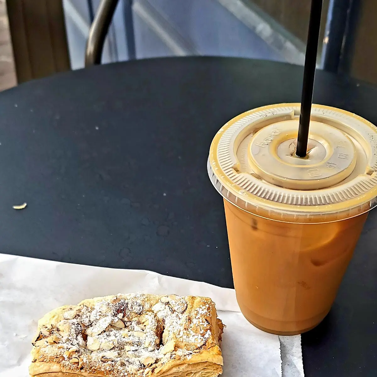 Apple Turnover and Cold Brew