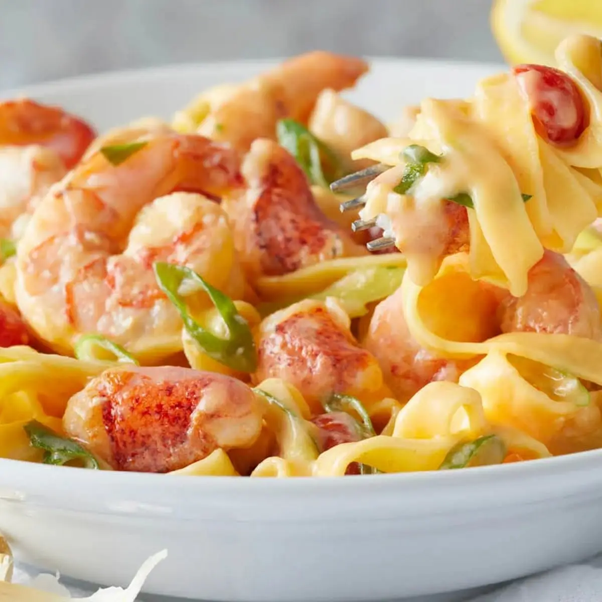 Lobster & Shrimp Fettuccine