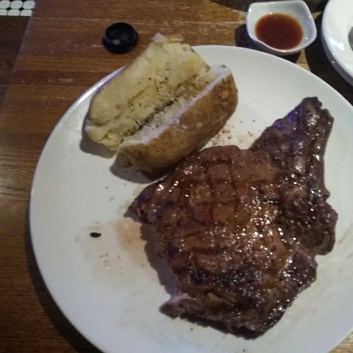 Grilled Bone-In Cowboy Rib Eye