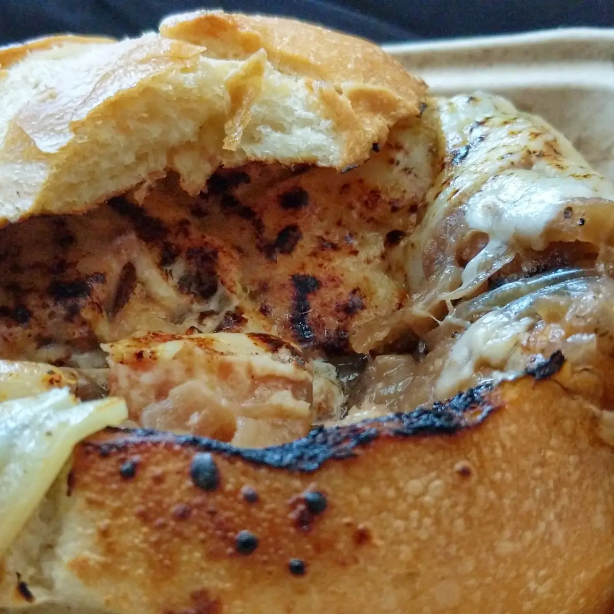 French Dip Soup Bread Bowl