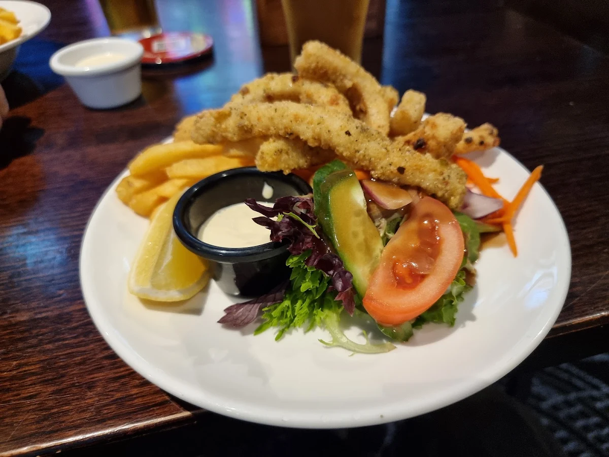 Senior Calamari as Low Gluten, Eltham Hotel
