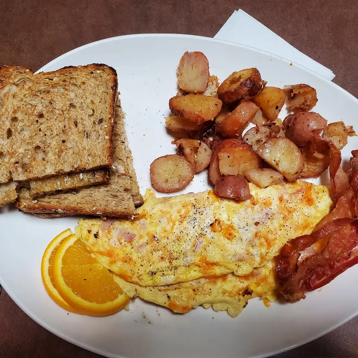 Cheese and Ham Omelette