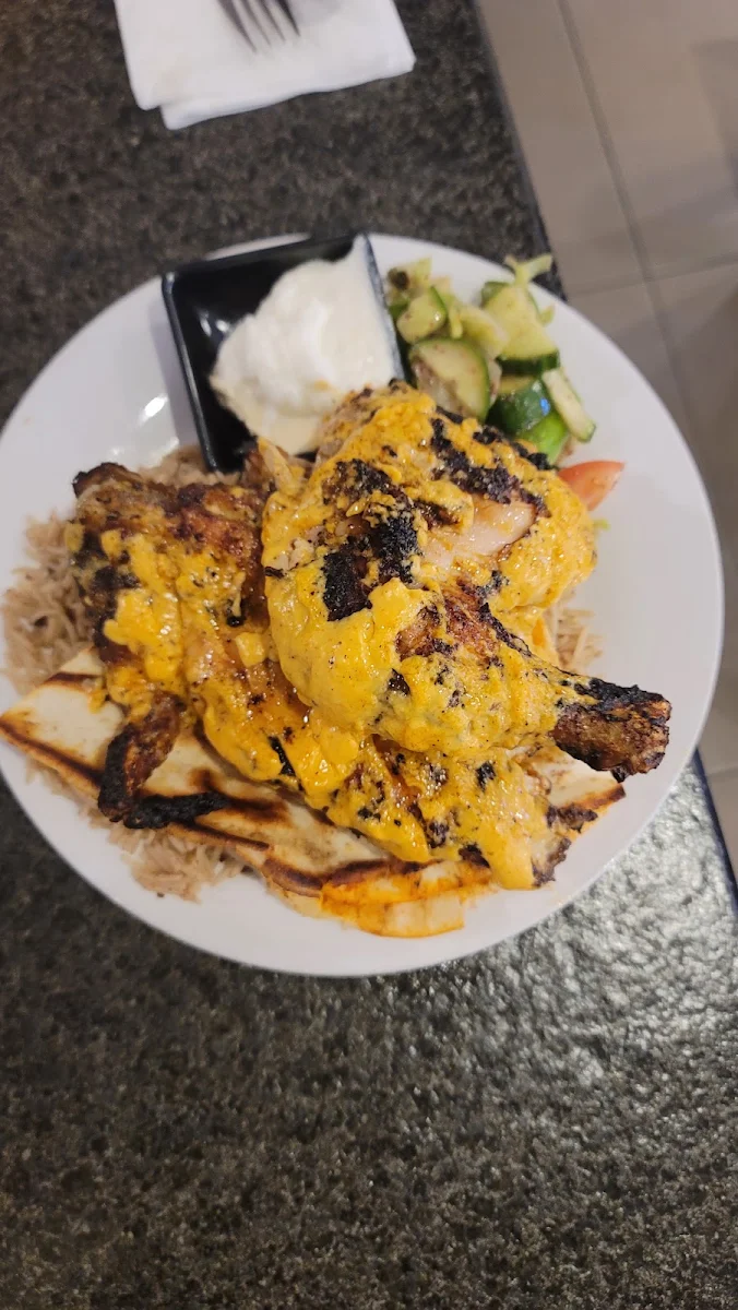 Charcoal Chicken and Biryani Rice, Little Lebanon Restaurant