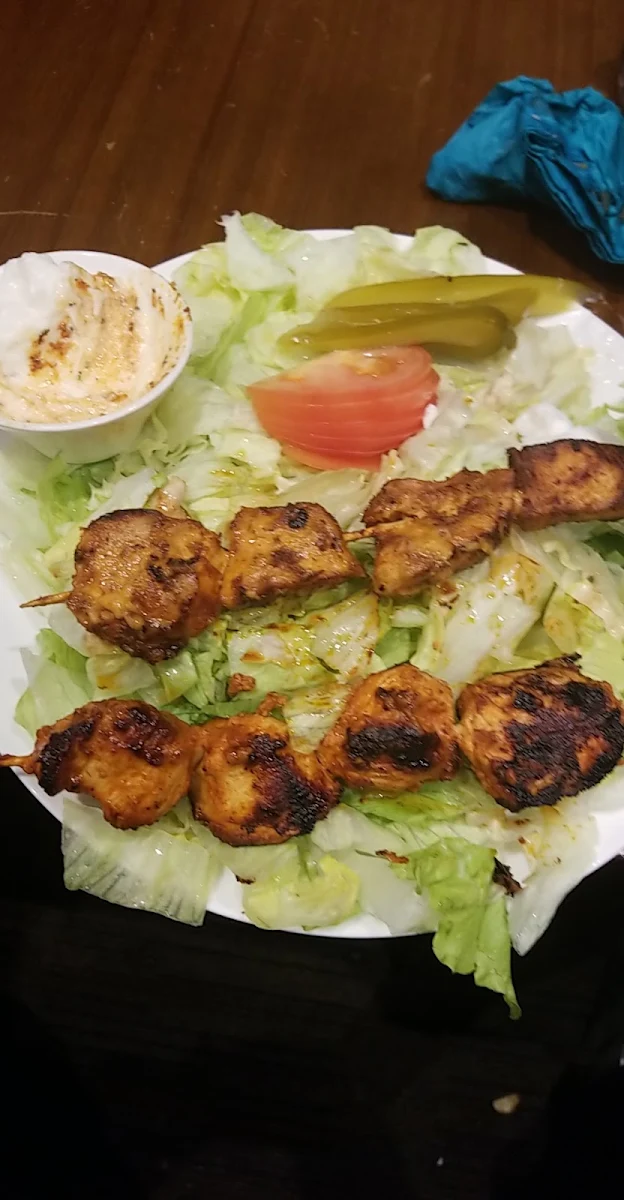 Chicken Skewers, Little Lebanon Restaurant
