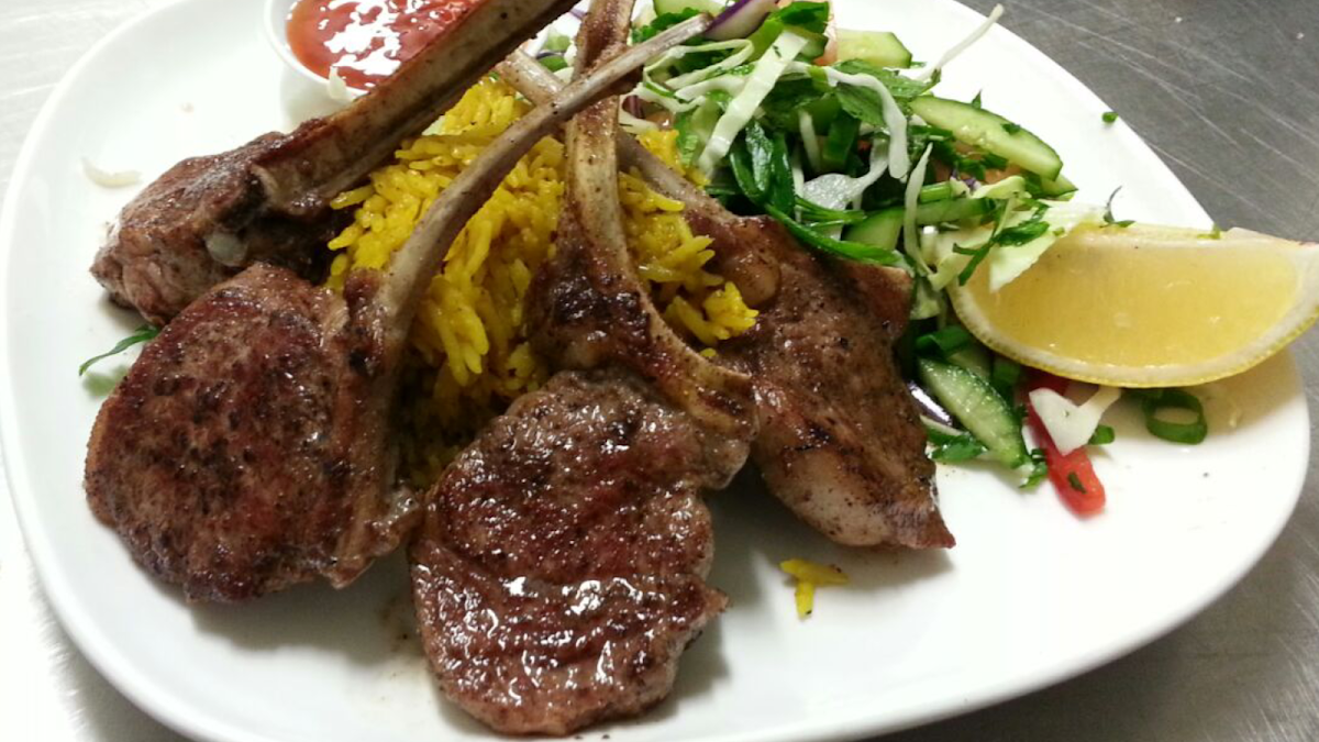 Lamb Cutlets, Little Lebanon Restaurant