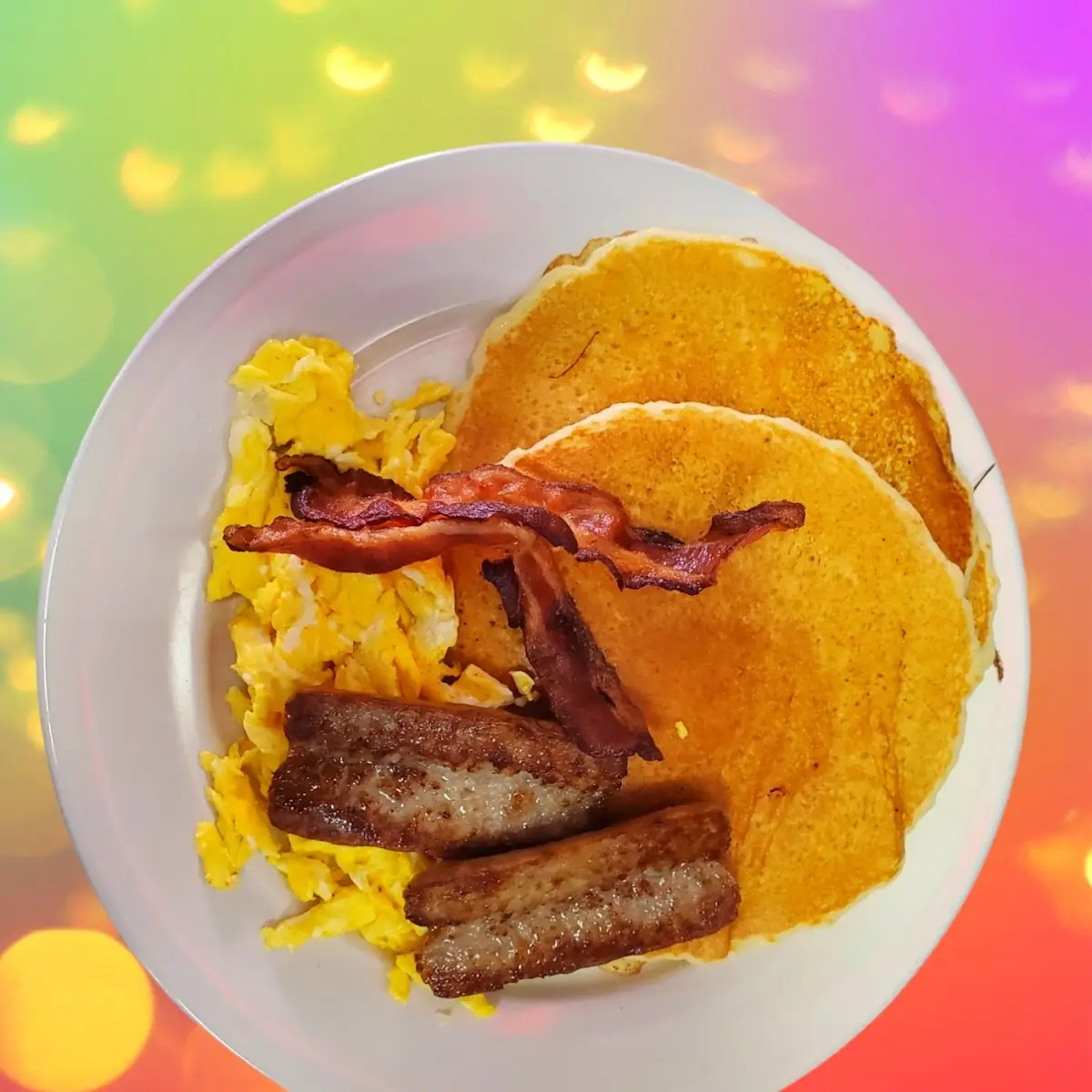 Two Eggs and Two Strips Bacon