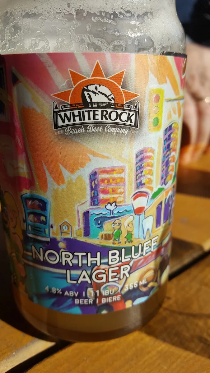 North Bluff Lager, White Rock Beach Beer Company