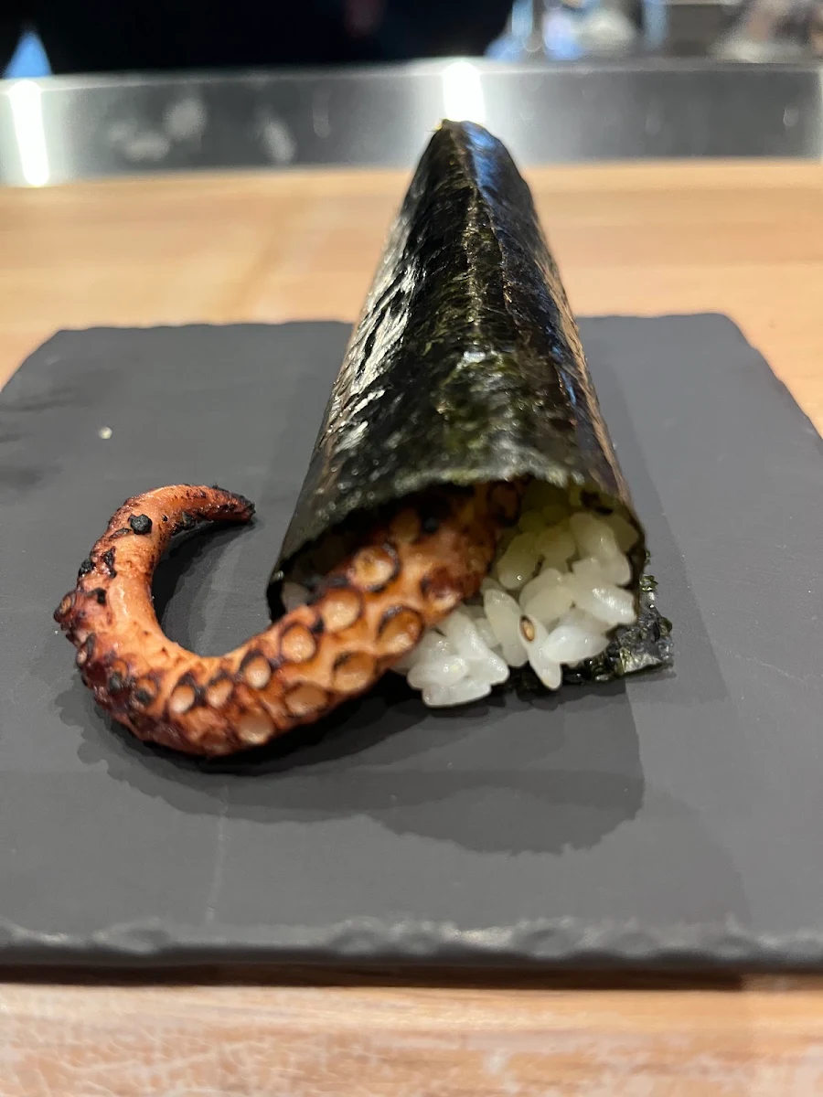Octopus Hand Roll, Hello Nori - Richmond