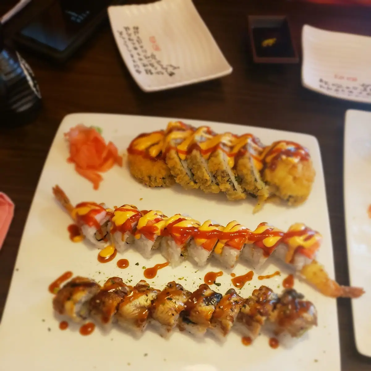 Dragon Roll and Mexican Orgasm