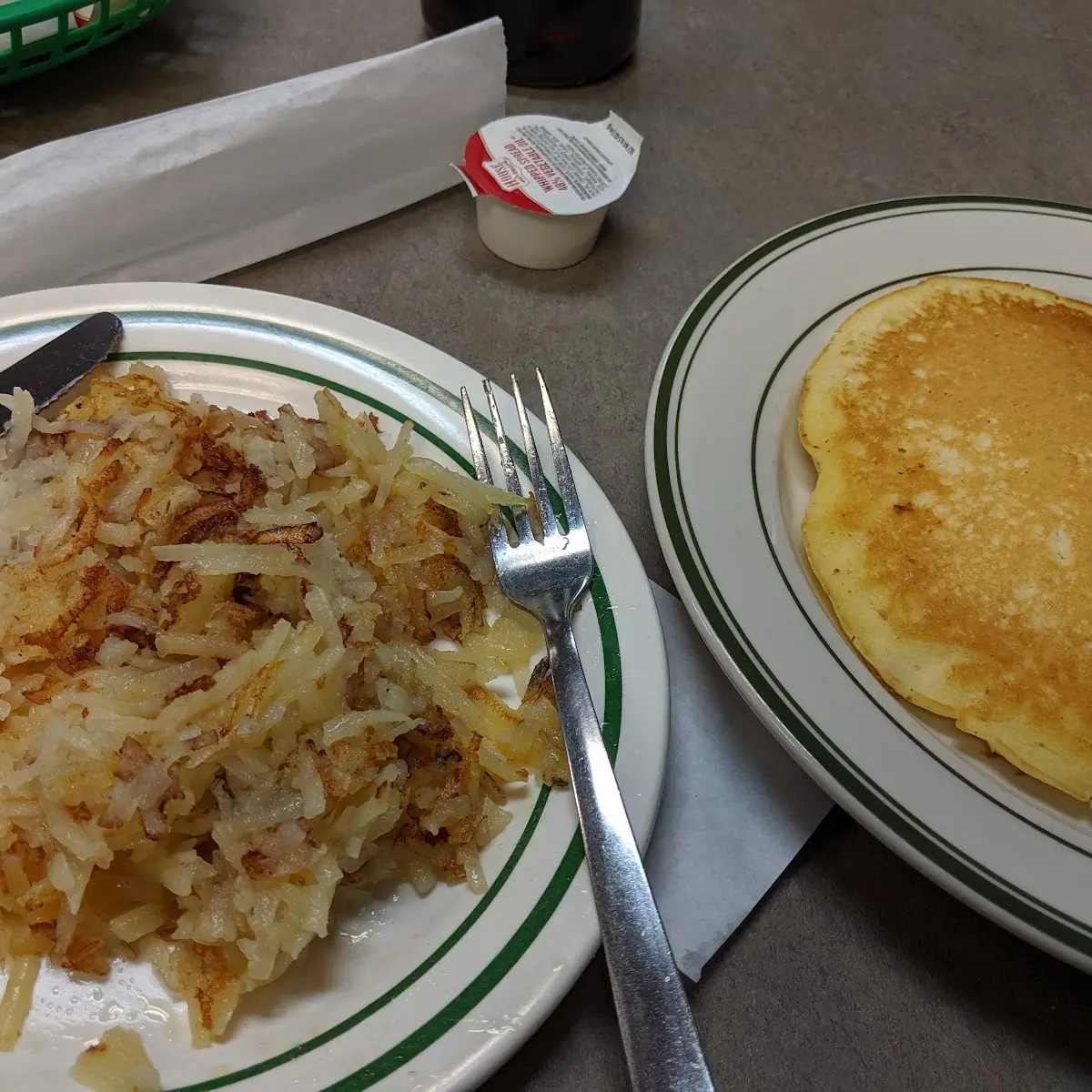 Pancake & Hash Browns