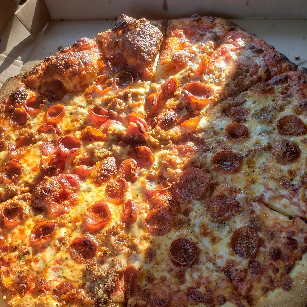 Pepperoni and Meatball Pizza