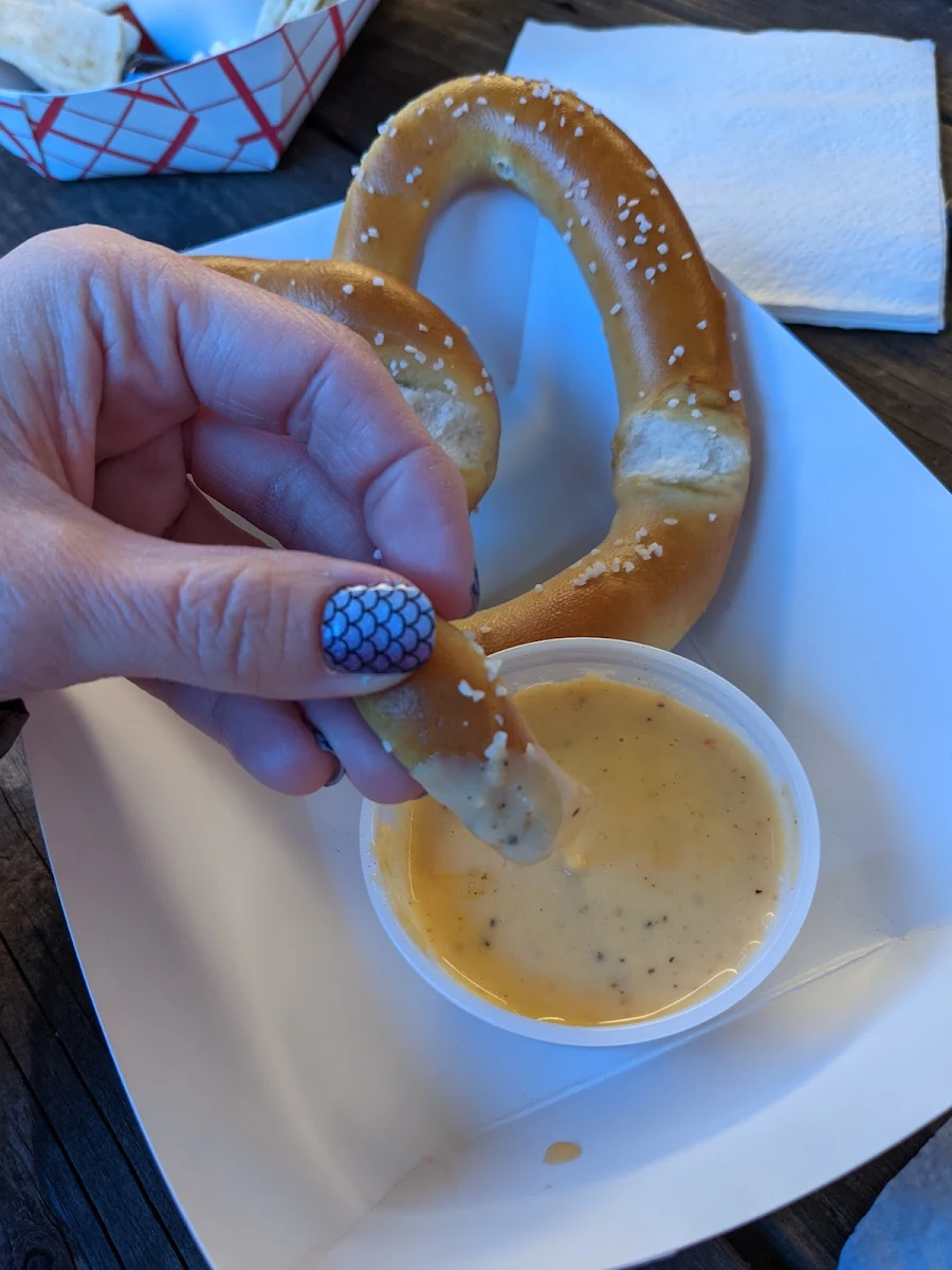 Soft Pretzel with Magic Cheese