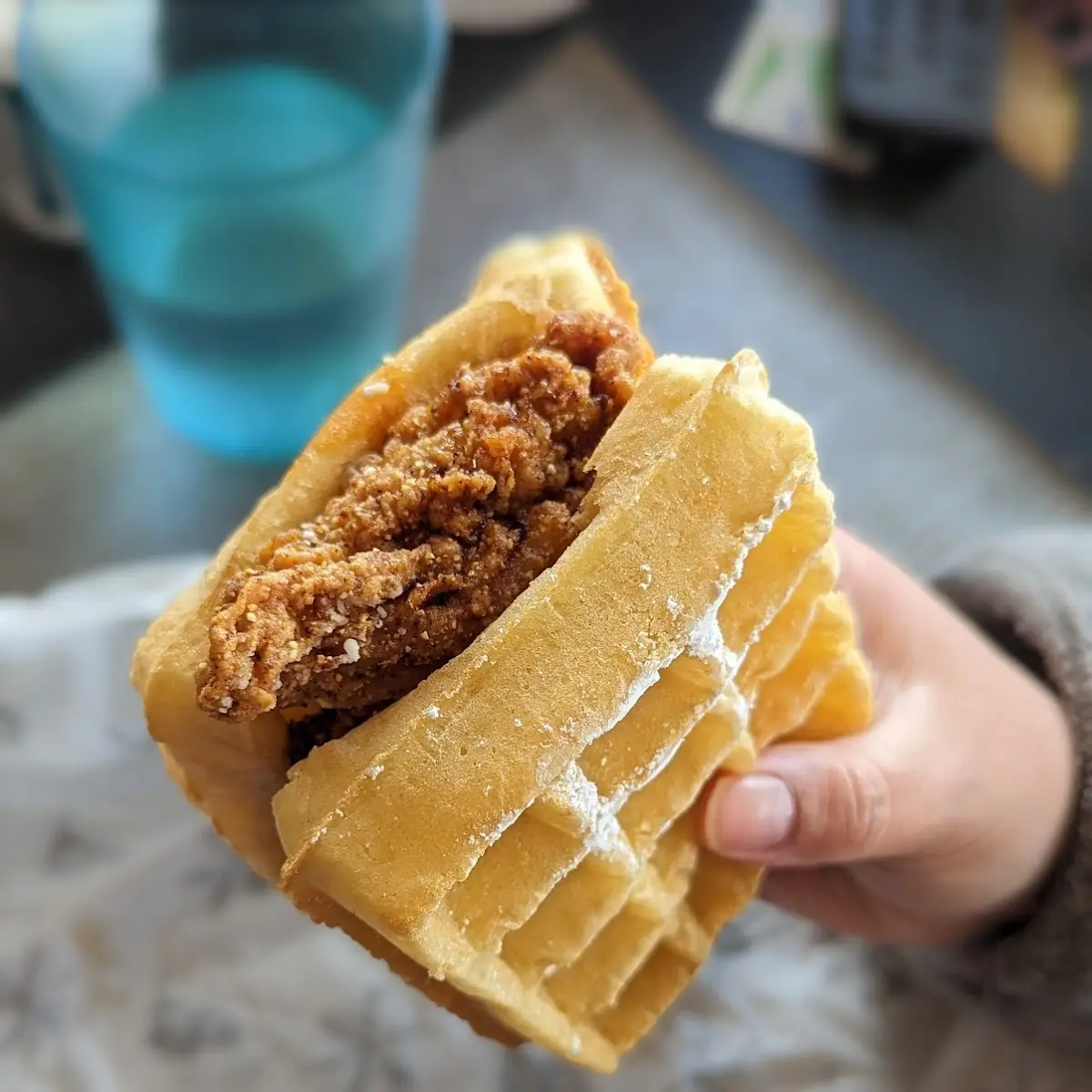 Chicken & Waffles 4 20 Special