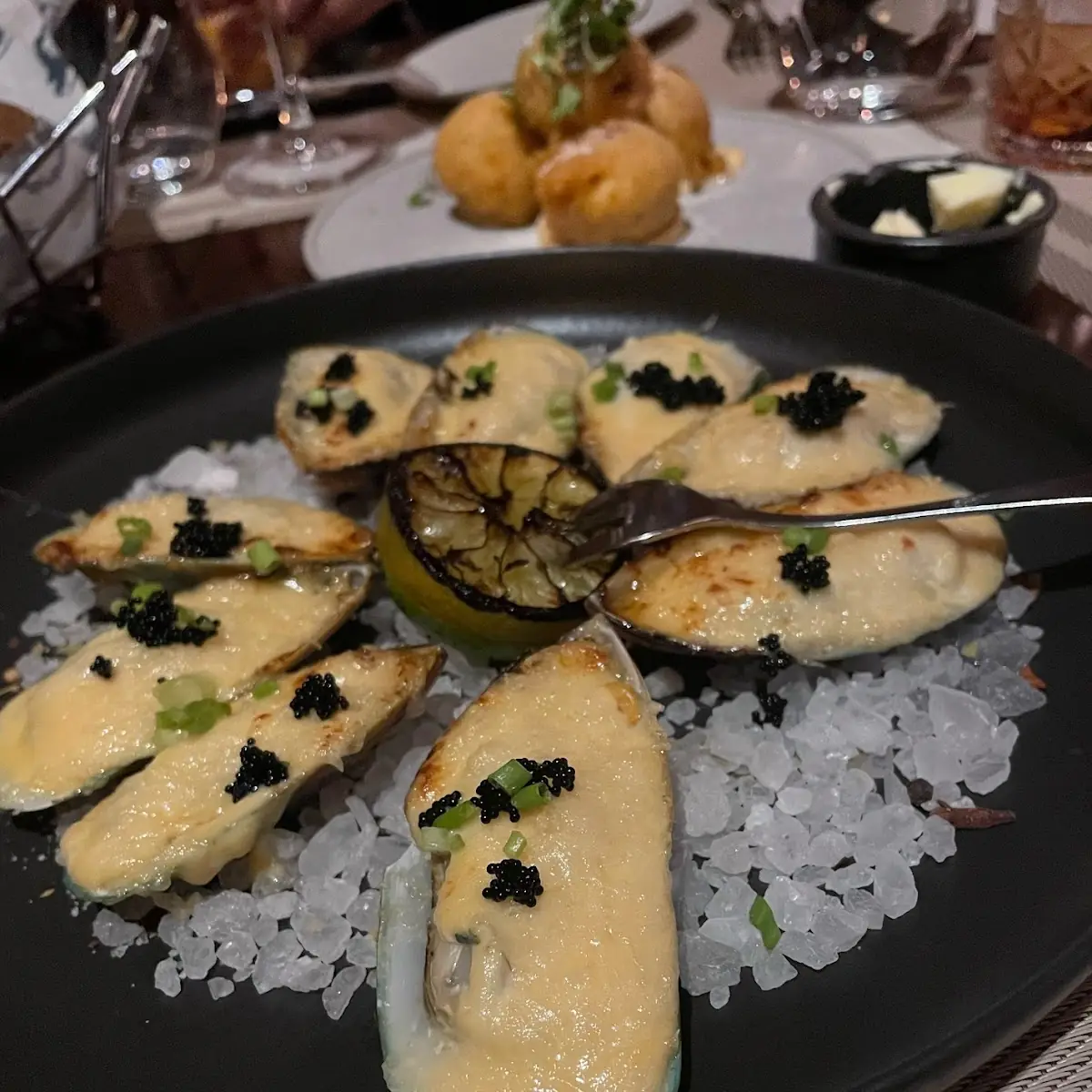 Baked Mussels