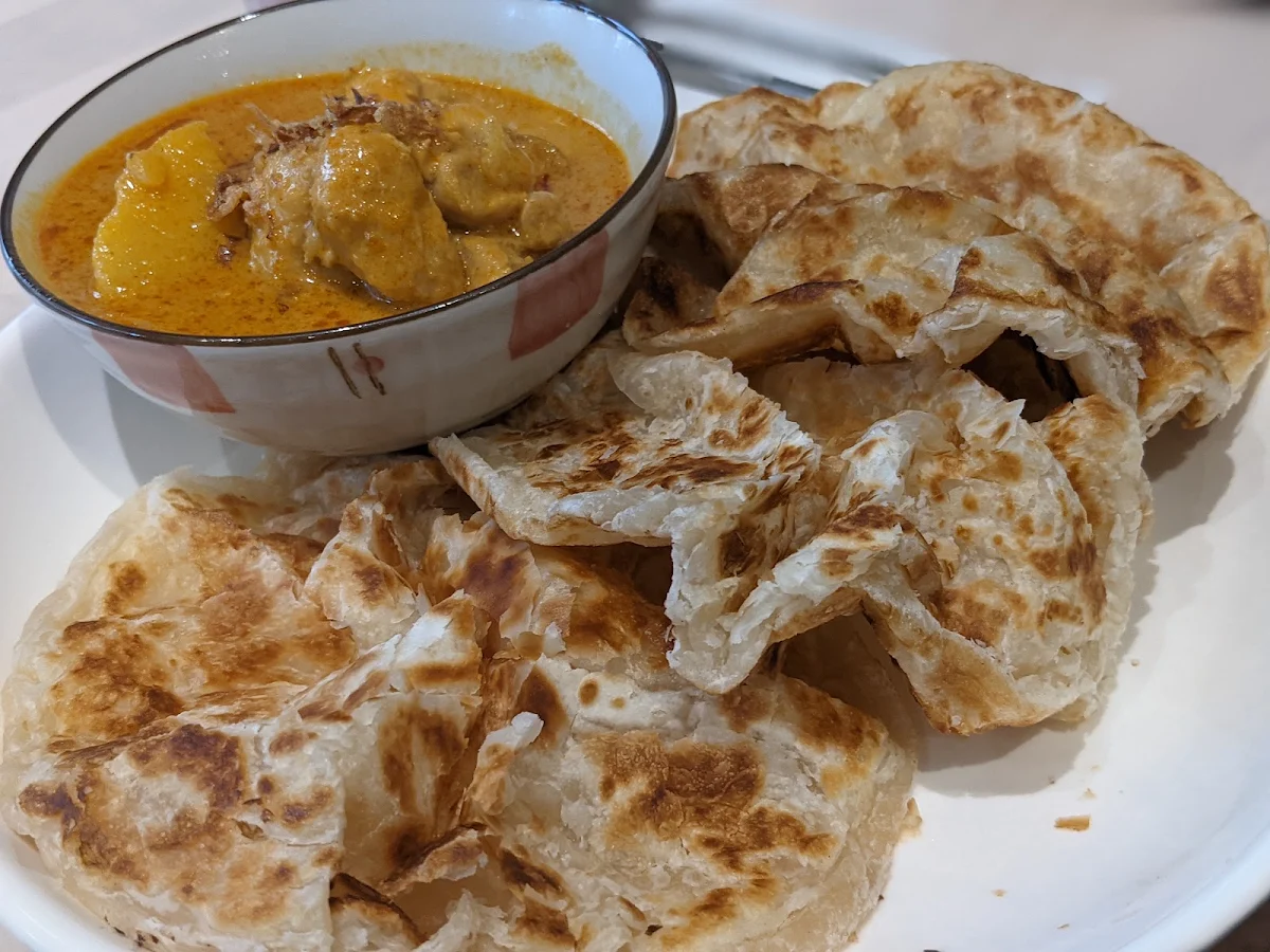 Roti with Chicken Curry