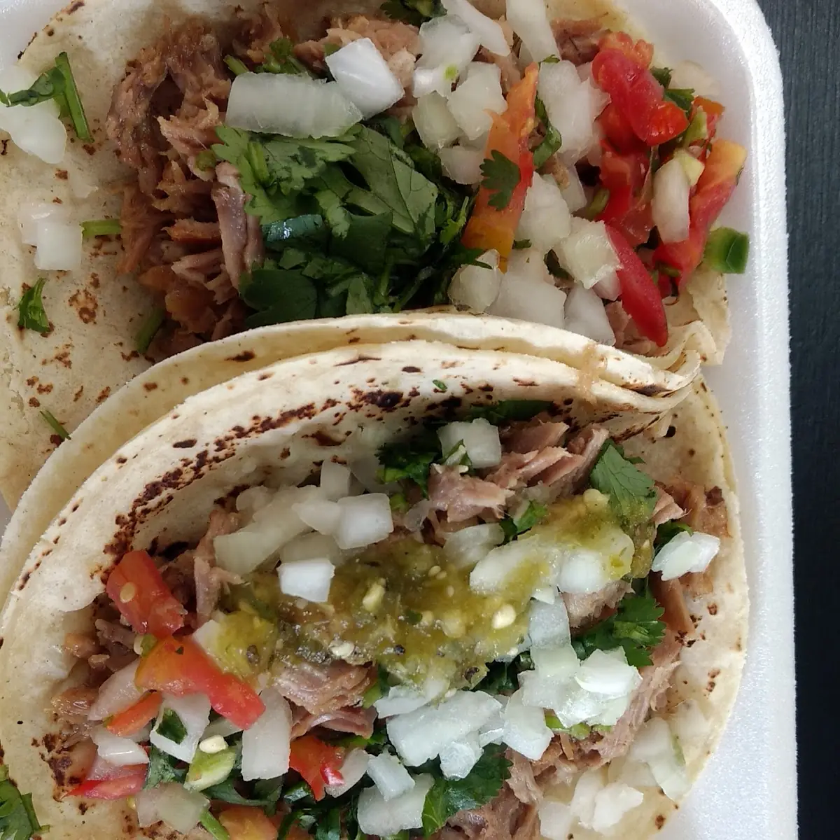 Carnitas Taco De Maiz