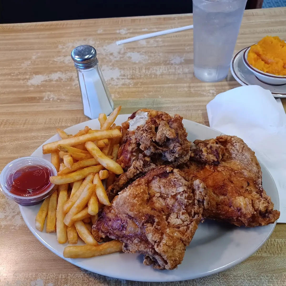 Boarost Chicken and Fries