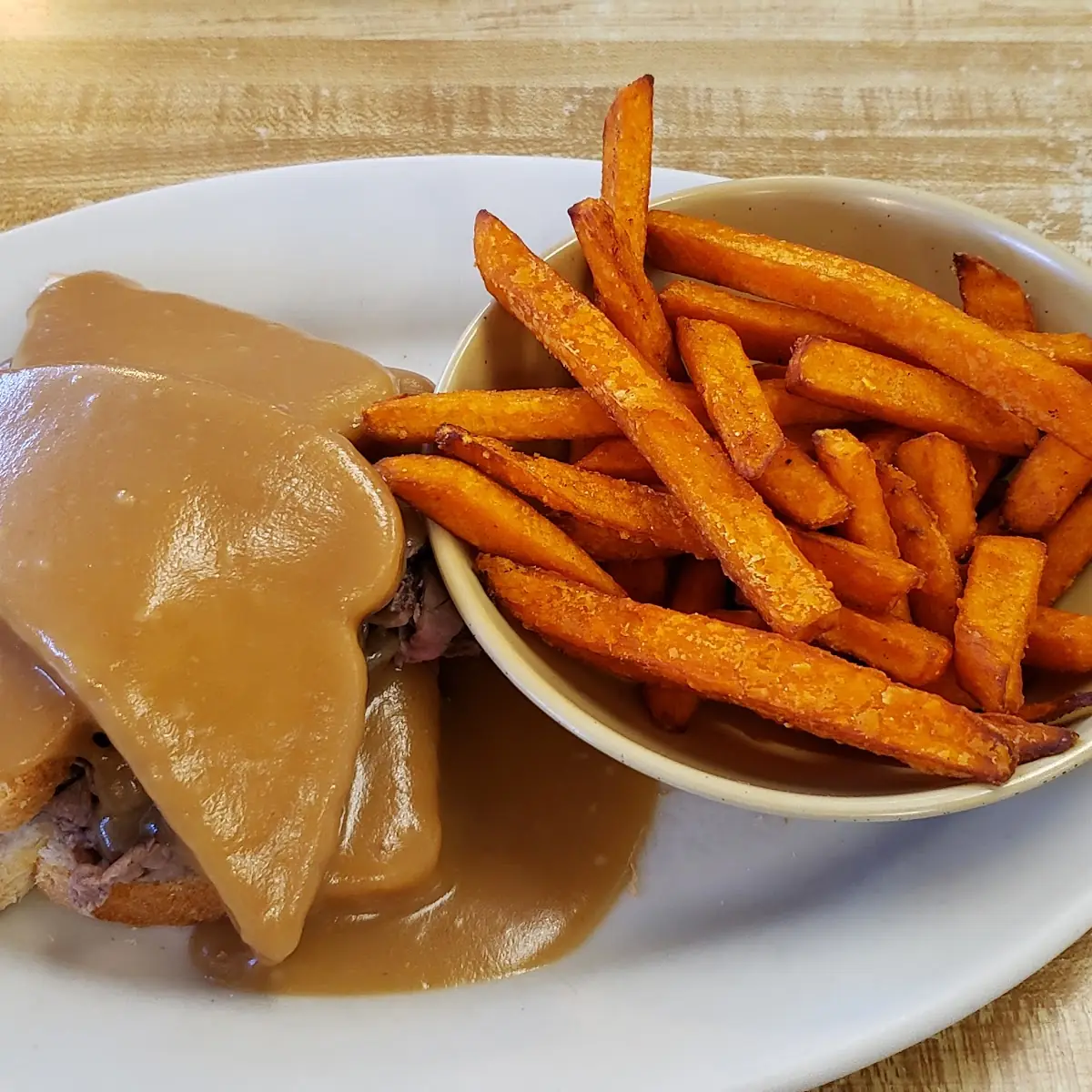 Open Faced Turkey Sandwich