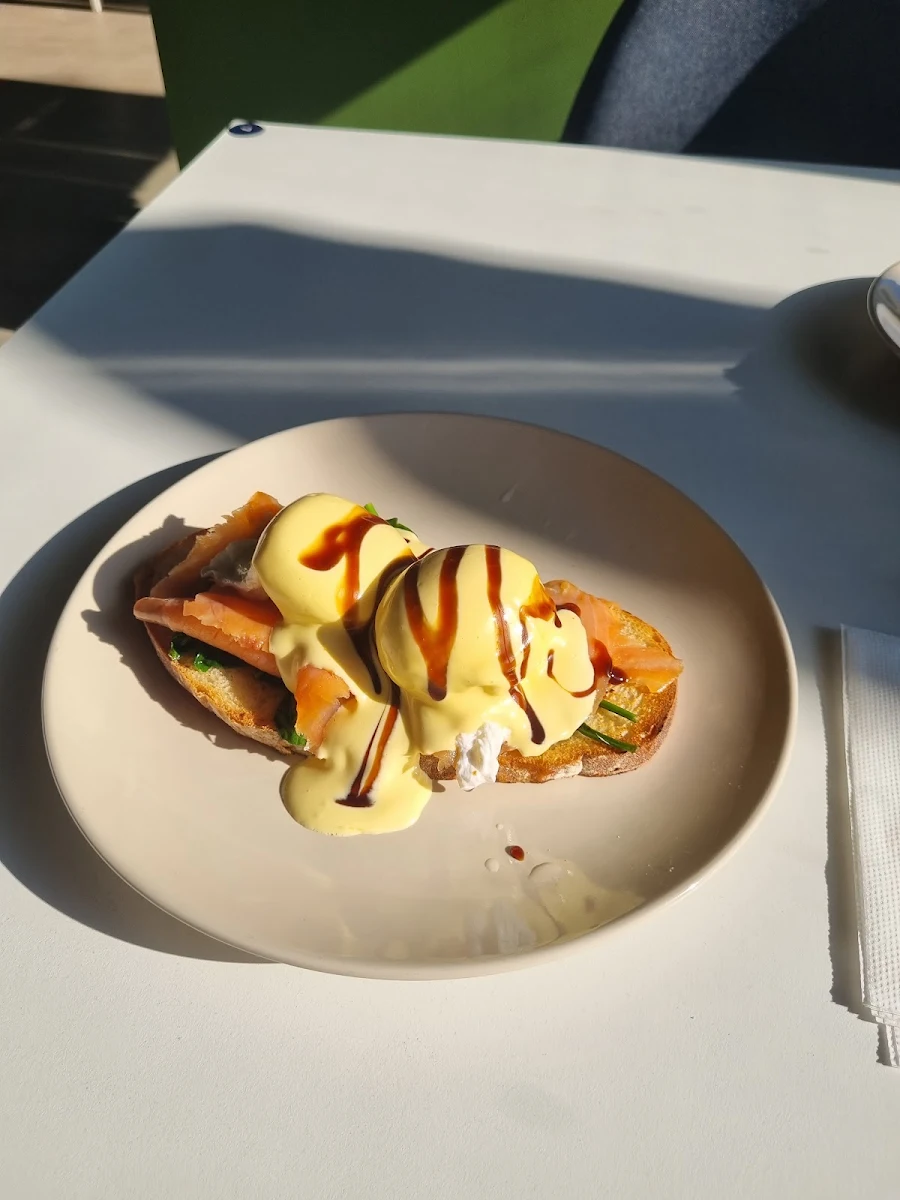 Bacon Egg Roll with Coffee