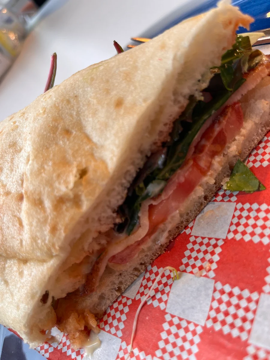 Bacon Lettuce & Tomato on Turkish Bread blt