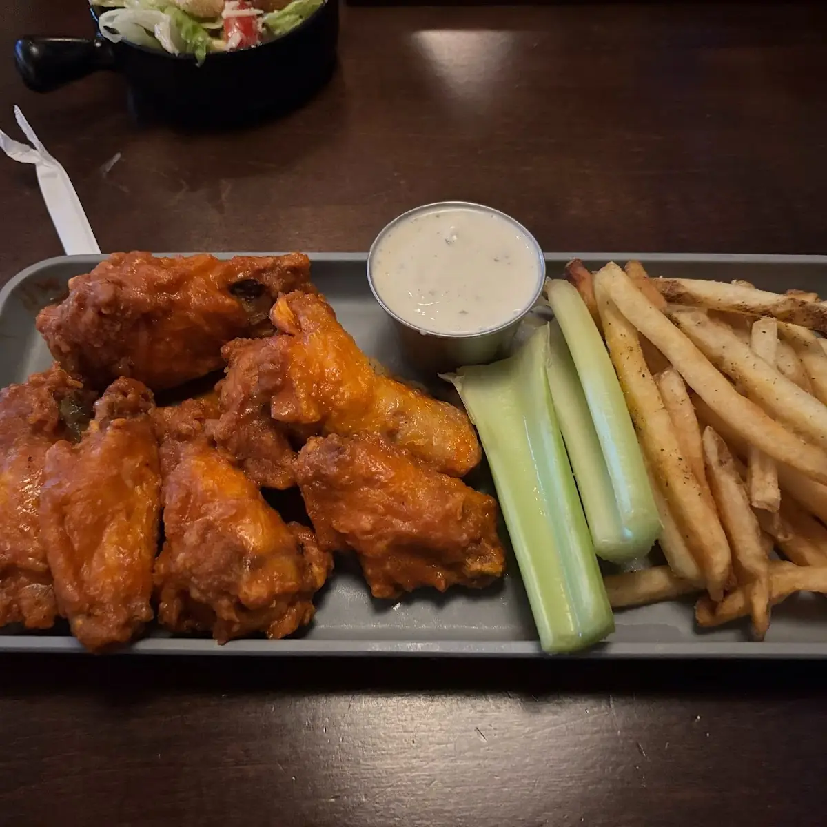 Buffalo Wings and Fries