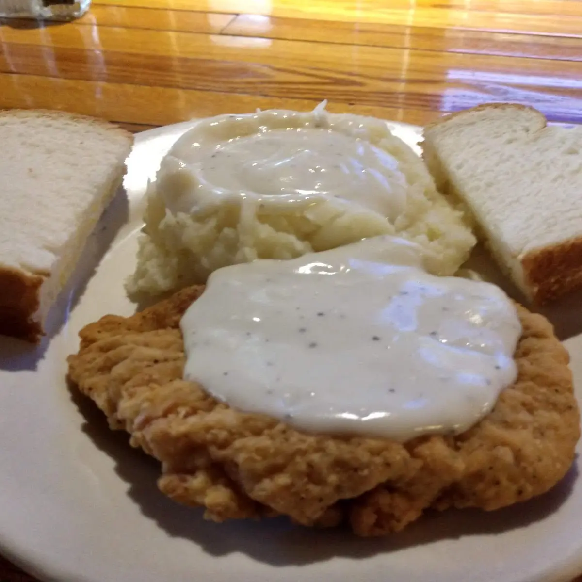 Chicken Fried Chicken and Mashed Potatoes and Gravy