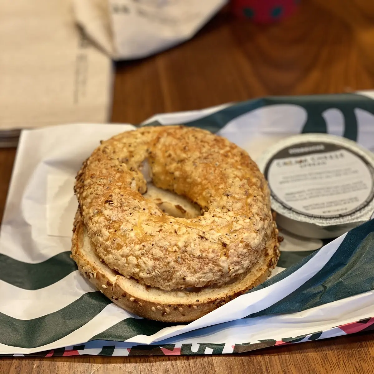 Changa Bagel with Cream Cheese