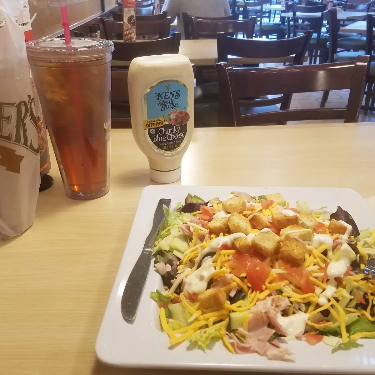 Chef Salad with My Own Salad Dressing
