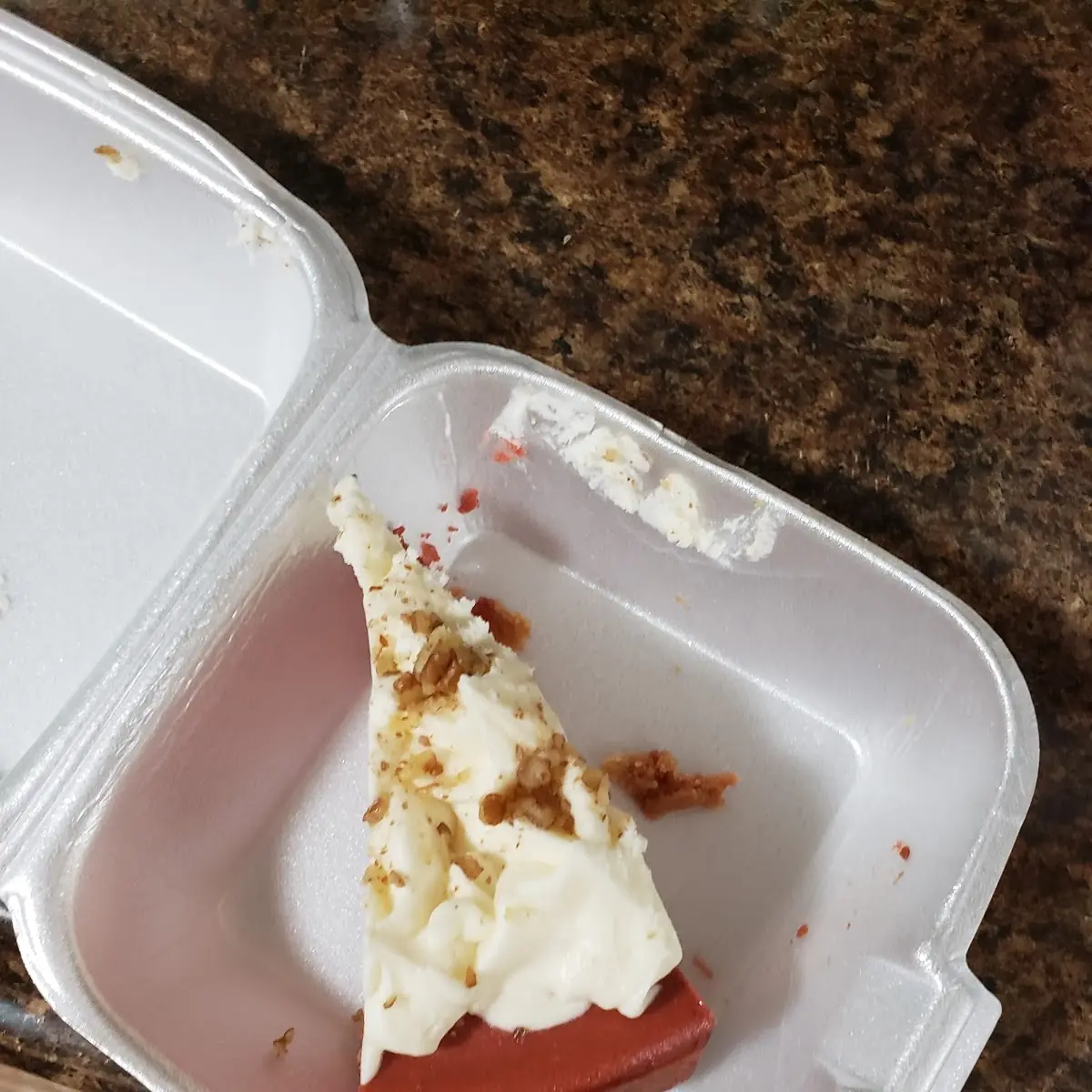 Red Velvet Cheesecake Slice
