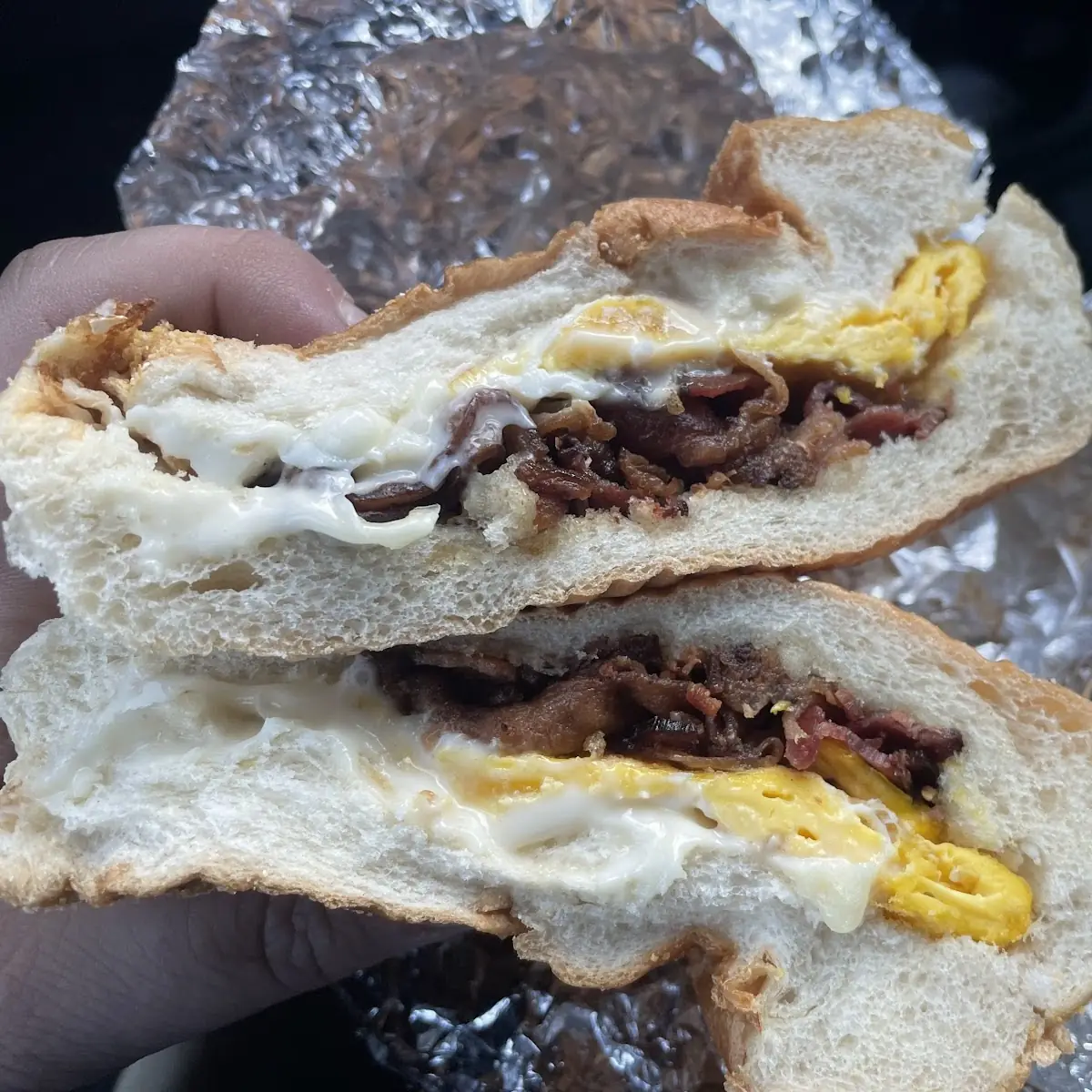 Hash Brown & Cheddar Cheese Burger