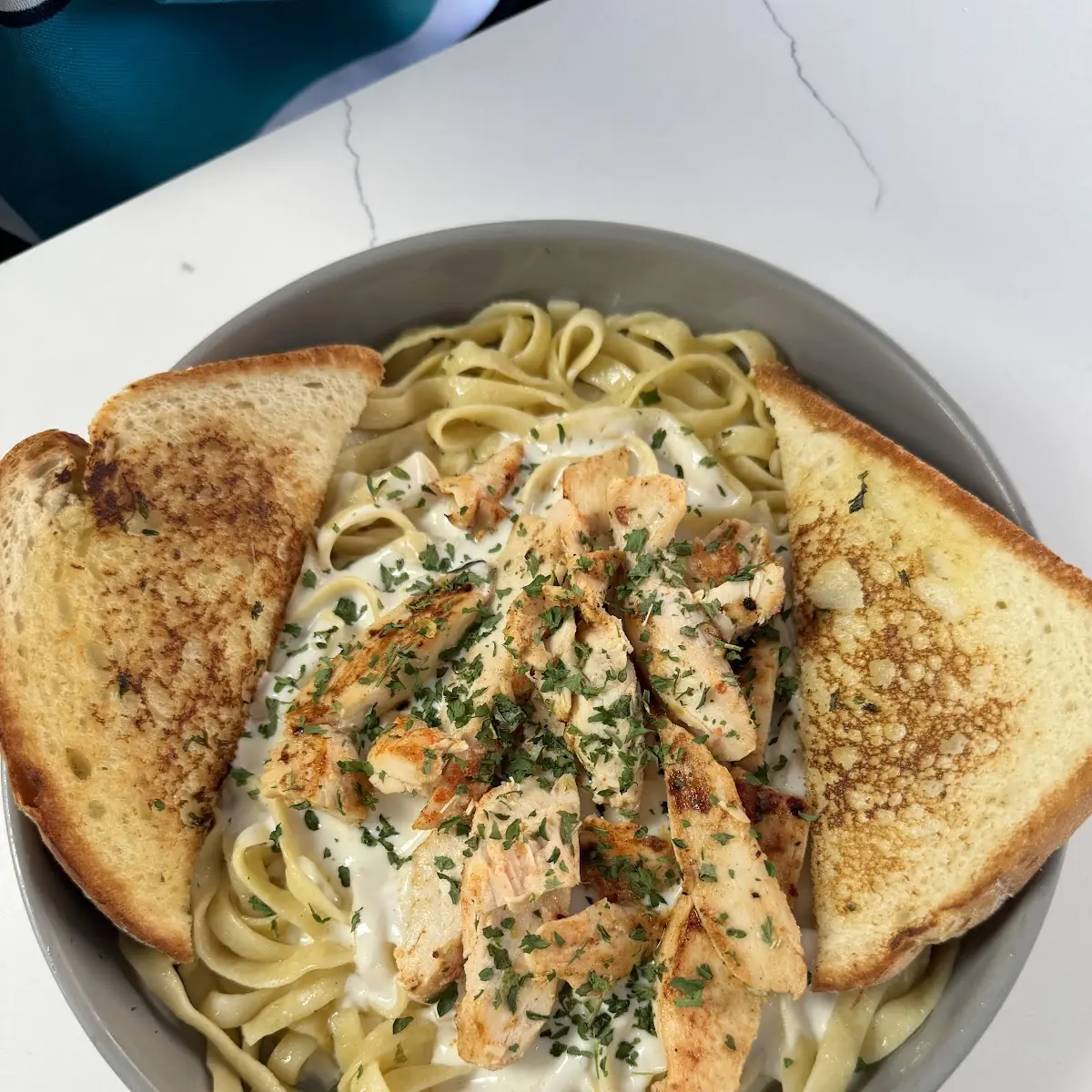 Poblano Chicken Alfredo