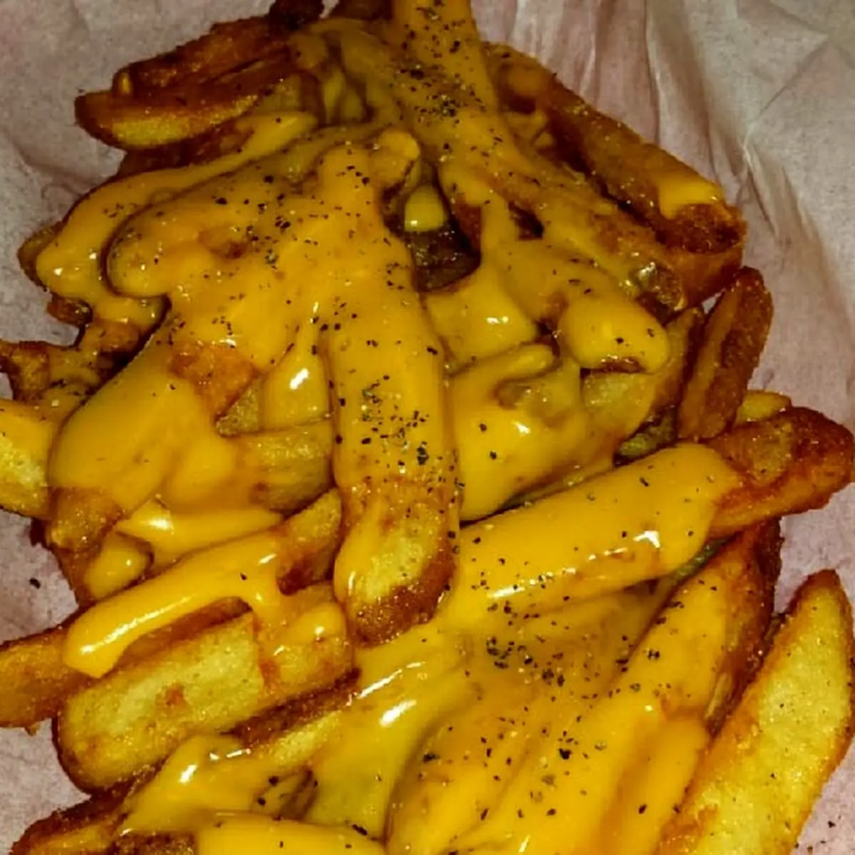 Old Bay Fries Topped