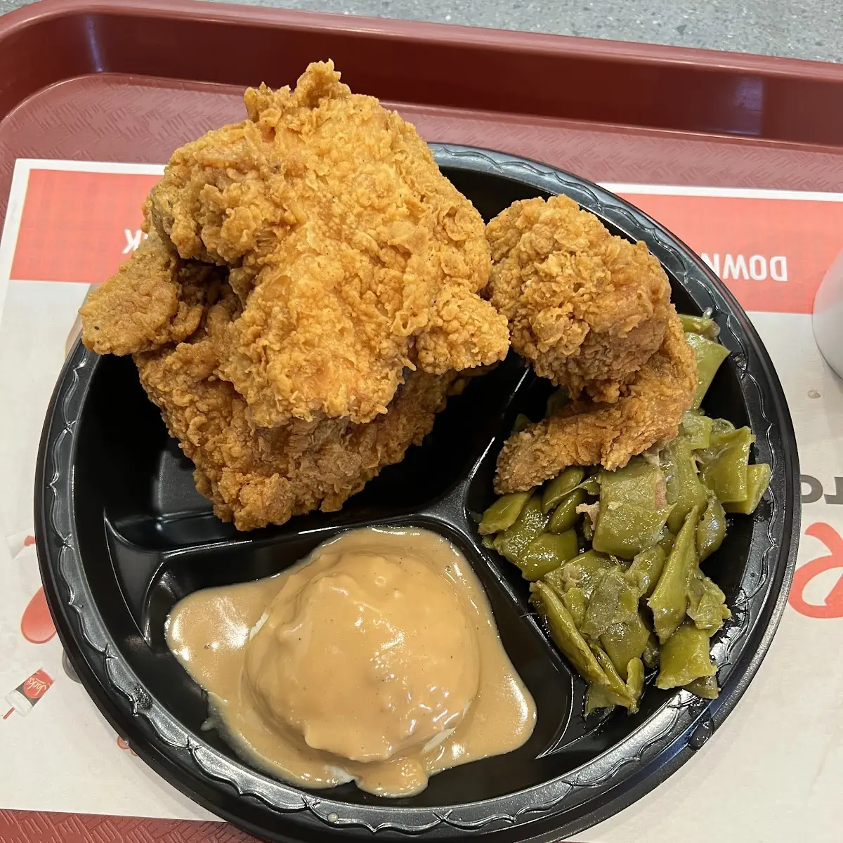 Green Beans and Mashed Potatoes
