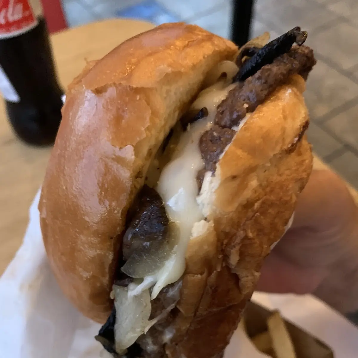 Mushroom Swiss Burger