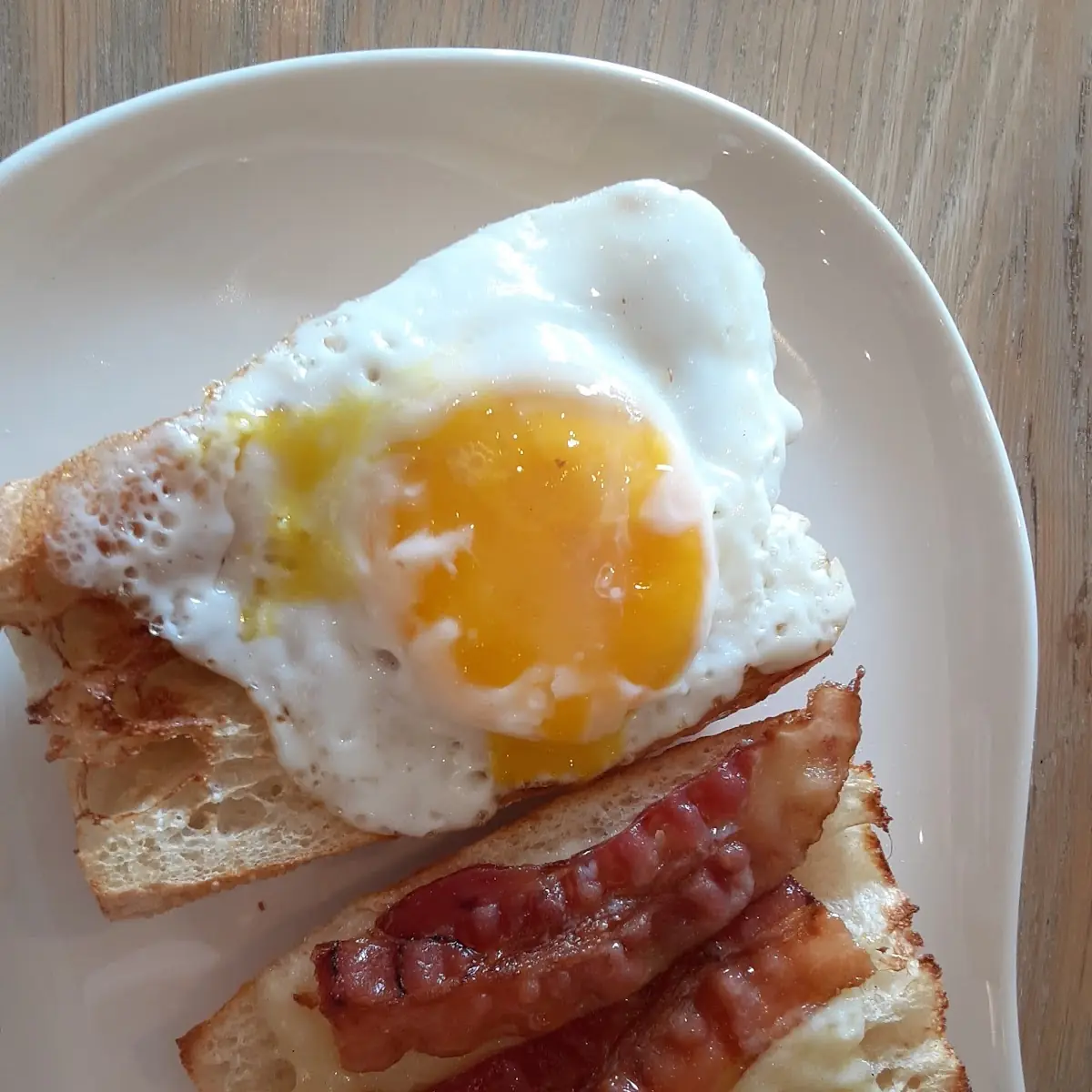 Bacon Egg & Cheese on Ciabatta