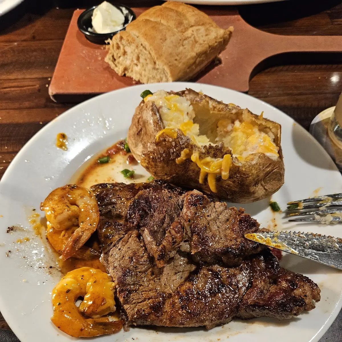 Ribeye Steak and Baked Potato