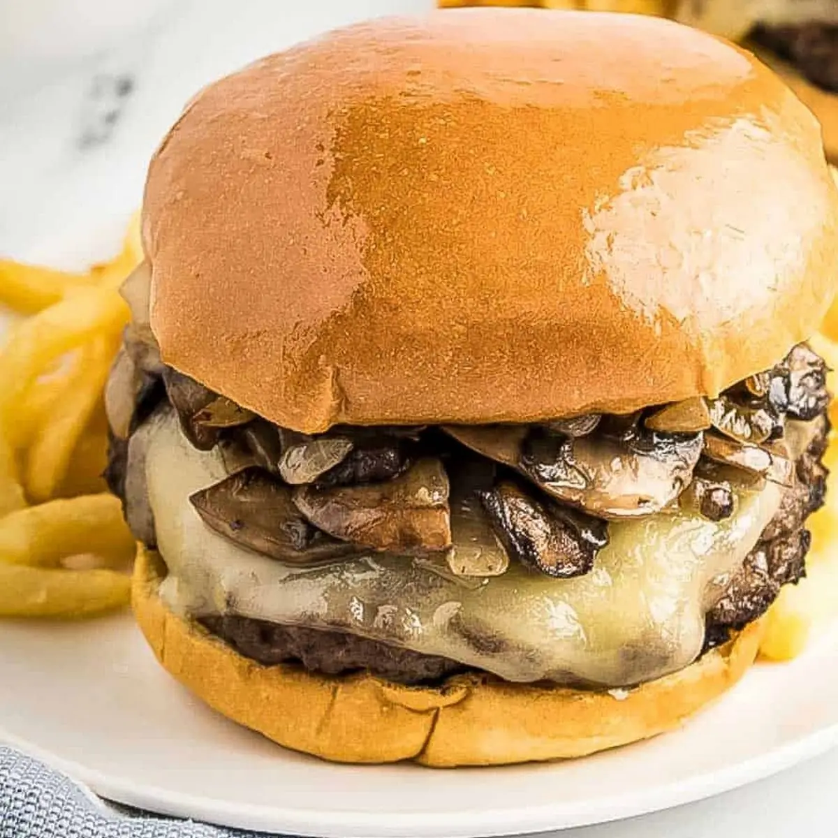 Mushroom Swiss Burger